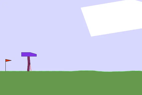 BipedalWalker 2M 步:稳定高效行走,回报 296.4