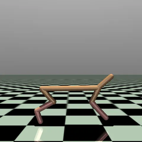HalfCheetah Simulation